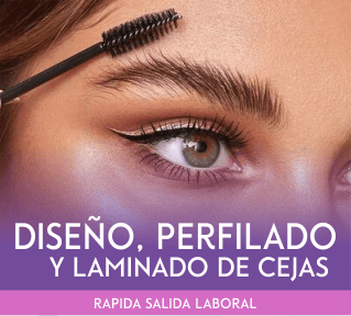 Plataforma flyer Diseño, perfilado y laminado de cejas