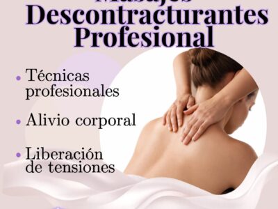 MASAJES DESCONTRACTURANTES ONLINE